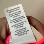 Hobie  Neon Hot Pink Bikini Top Solids Push Up Ruffled Underwire Halter Medium Photo 10