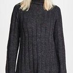 Madewell Wool Blend Donegal Rolled Mockneck Sweater Dress sz L Photo 0