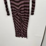 Free People  Beach Go Lightly Linen blend striped maxi beach Dress size medium Photo 4