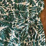 SheIn  Green and White One Shoulder Dress Photo 2
