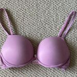 PINK - Victoria's Secret Victoria’s Secret PINK Wear Everywhere Super Push Up Bra Size 32C Mauve EUC Photo 0