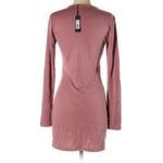 Bobi NWT  Black Mauve Front Knot Dress Photo 1