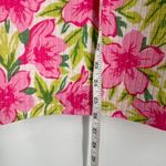 Talbots Vintage Womens Floral Pure Silk Lined Straight Pencil Skirt Pink Size 12 Photo 9