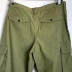 Madewell NWT Garment-Dyed Low-Slung Straight Cargo Pants in Green NL219 Photo 6