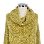 Free People  BFF Sweater Cowl Neck Textured Oversized Quince Yellow Green Size XS Photo 1