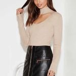 Kendall + Kylie Vegan Leather Mini Skirt Photo 0