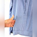 Weatherproof  Vintage M Blue Micro Checked Pullover Hoodie Photo 2