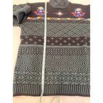 Obermeyer  Vintage Chloe Floral Embroidered Fair Isle Winter Ski Sweater EUC Sz S Photo 12