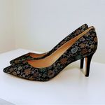 Sam Edelman  Tristan Pointed Toe Pumps in Gold Floral Fabric Print 9.5 Photo 5