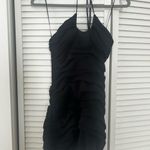 ZARA NWT  black cocktail mini dress Photo 4