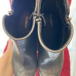 Style & Co . Dark Silver Ankle Booties Weathered Faux Leather 6 Photo 1