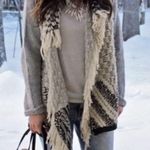 Anthropologie Moth Alba Fringe Sweater Cardigan Photo 2