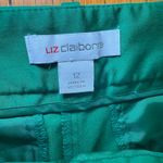 Liz Claiborne Vintage  Green Pleated Cropped Trousers Classic‎ Career Pants Photo 1
