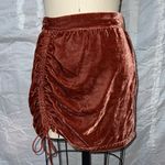 Free People New  Vivienne Velvet Mini Skirt Photo 5