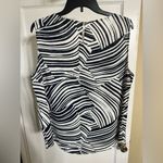 DKNY Black and White Women's Top Photo 1