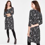 Boden Winifred Black Mystic Woodland Birds Knee Length Sheath Size 6L Photo 1