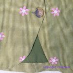 Free People New!  Cali Printed Blazer -‎ Moss Combo, size M Photo 8