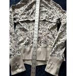 Lululemon Women's Jacket Hooded Vented Full Zipper Black Gray Peach Sz 4 Photo 9