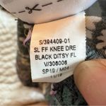 Old Navy Floral Purple, Black and Green Fit and Flare Lightweight Sun Dress Photo 3