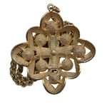 Vintage Sarah Coventry Medallion Maltese Byzantine Style Statement Bold Necklace Photo 2