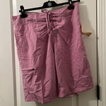 Nina Capri Women's Size 12 Purple Board Shorts Drawstring Photo 0