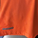 Under Armour  Neon Orange & Black Activewear Short Sleeve Top ~ Size LARGE Photo 6