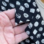 Jones New York Black and White Button Down Short sleeve shirt Sz 16 Photo 5