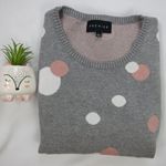 Premise  sweater grey‎ color polka dots, size Large Photo 8