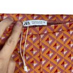 ZARA Jacquard Geometric Print Flared Knit 70s Trousers Pants Size Small NWOT Photo 12