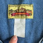 Vintage Susquehanna Trail Outfitters Blue Denim Button Down Jumper Dress Sz 12 Photo 3