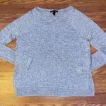 Forever 21  Gray Long Sleeve Flowy Sweater Small Photo 0