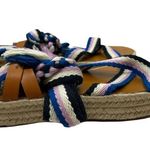 Isabel Marant Woven Wrap Strap Espadrille Sandals size 8 Photo 5