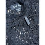 Charlie Paige  Women Long Sleeve Dress‎ Size Small Black Lace Layers Zip Formal Photo 6