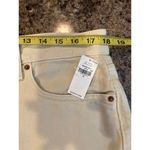 Old Navy  NEW Beige High Rise Slouchy Straight Cut Off Shorts Size 12 Button Fly Photo 6