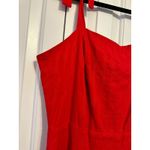 Draper James Draper‎ James RSVP Red Sleeveless Tie-Strap Midi Dress XL Womens Photo 2
