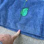 Quacker Factory Y2K  Blue Suede Fall Sunflowers Genuine Leather Jacket 3X NWT Photo 12