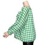 EMERSON FRY Lucy Blouse, Meadow Check, Large White Photo 10