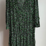 & Other Stories  size L stained‎ glass, green midi dress size Photo 0