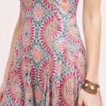 HD in Paris  Pink and Green Patterned Mini Dress Photo 0