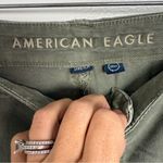 American Eagle  Outfitters Women's Green 14S High Rise Baggy Wide Leg Cargo Pants Photo 3