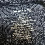 Free People  Love Letter Black floral Knit Sleeveless Cami Crop Tank Top Sz XS/S Photo 2