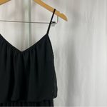 Catch My i Medium High Waist Sheer Skirt Maxi Dress Sleeveless V Neck Black Photo 7