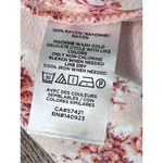 Loft Sleeveless Peach Floral Ruffled Tie Front Blouse XS Cotttage Soft Girl NWT Photo 7