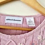 Alfred Dunner  Cable Knit Cottagecore Embroidered Sweater Sz S Photo 2
