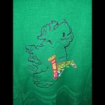 Blarney Castle Designs Green Ireland Sweater‎ with Embroidery Size Small Photo 3
