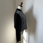 Rapha x Liberty Gray‎ Geometric Print Bomber Jacket Women's S Cycling Style Zip Black Size M Photo 4