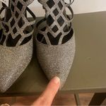 NWT FIONI Night Silver Sparkle Stiletto Elegant Women's Heels size 8 Photo 4