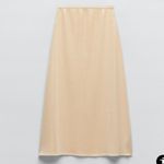 ZARA GORGEOUS Limited Edition Women's Sequin Beige Skirt Photo 3