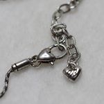 Brighton  Retired Vintage 3 Interlocking Circles Rhinestone Twisted Chain Necklac Photo 2