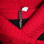 Made For Me To Look Amazing Y2K Red Black & White Striped Knit Sweater Dress Size undefined Photo 3